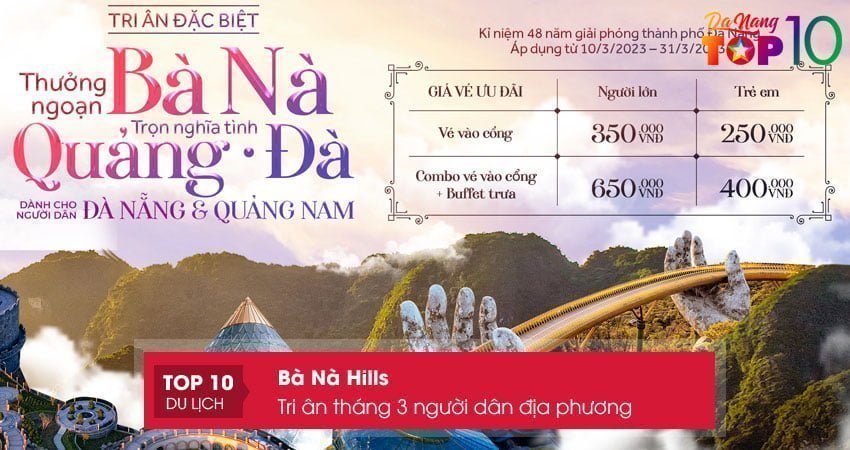 Bà Nà Hills “Tri ân tháng 3” nhân dịp Kỷ niệm 48 năm Giải phóng Đà Nẵng