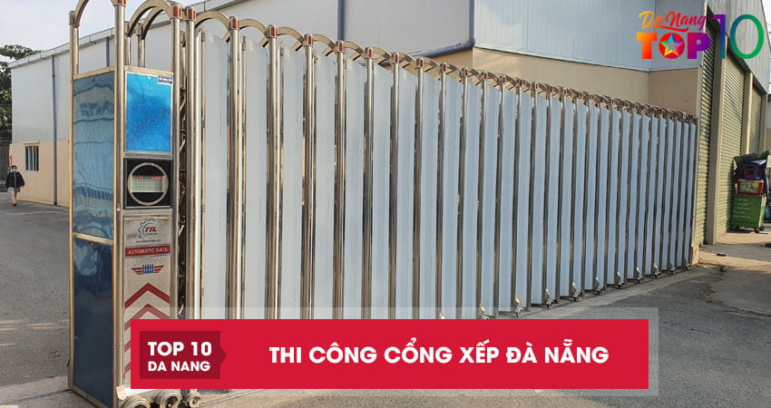Top 10 đơn vị thi công cổng xếp Đà Nẵng đúng kỹ thuật